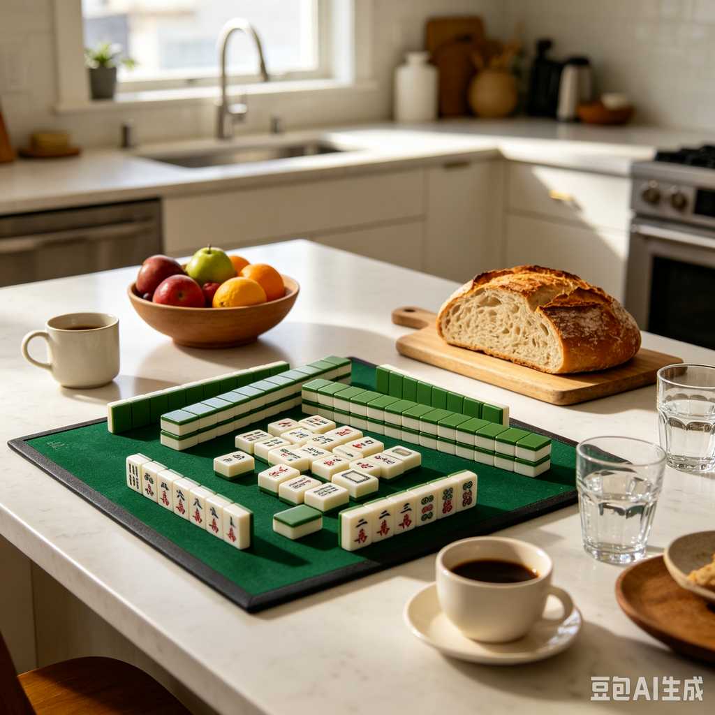 mahjong set for home entertainment