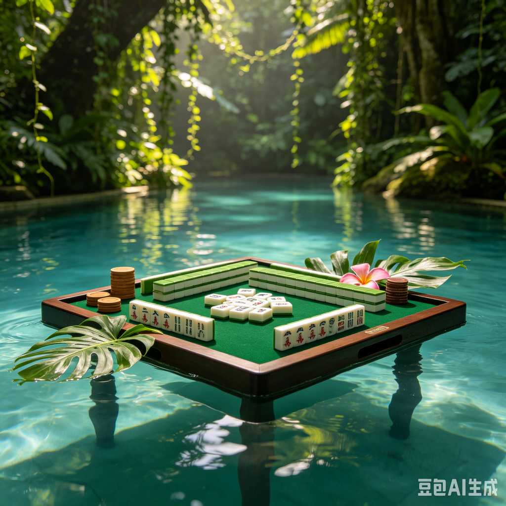 vivid color print mahjong set